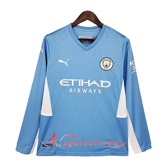 Maillot de Foot Manchester City Domicile Manche longue 2021/2022