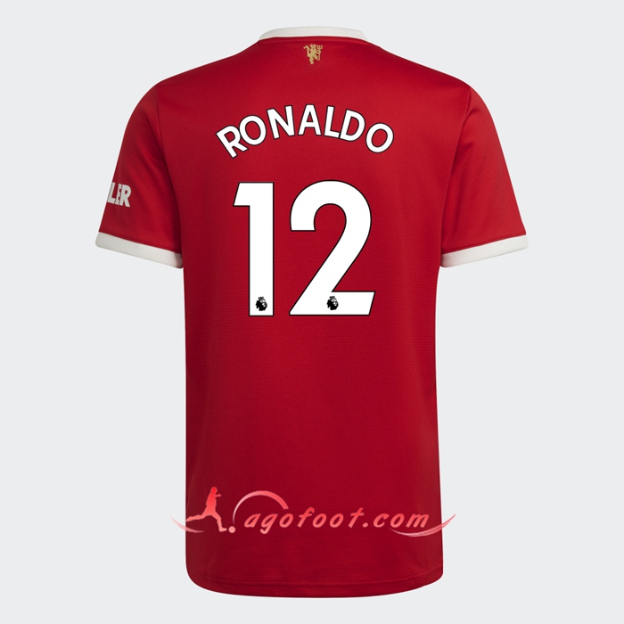 Nouveau Maillot Manchester United Ronaldo 12 Domicile 2021/2022
