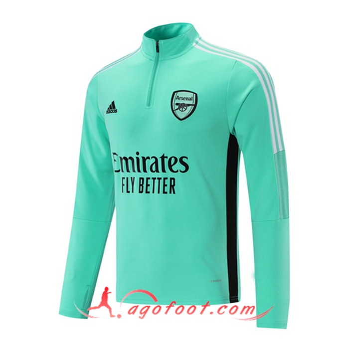 Sweatshirt Training FC Arsenal Vert/Noir 2021/2022