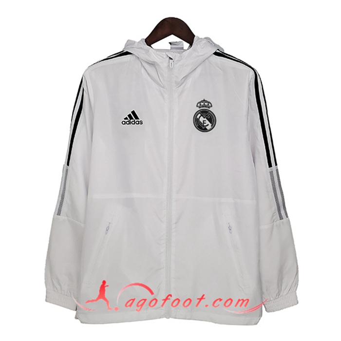 Coupe-Vent Real Madrid Rouge/Blanc 2021/2022