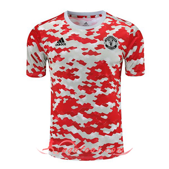 Training T-Shirts Manchester United Rouge 2021/2022