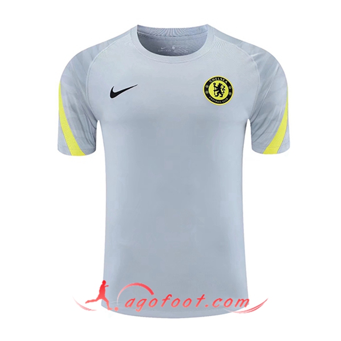 Training T-Shirts FC Chelsea Gris/Jaune 2021/2022