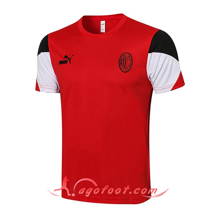 Training T-Shirts Milan AC Rouge/Blanc 2021/2022