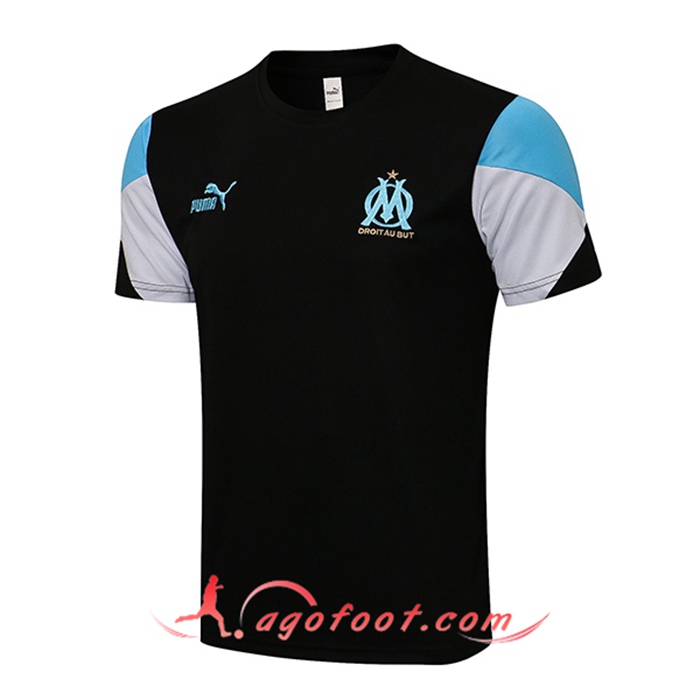 Training T-Shirts Marseille OM Noir/Blanc 2021/2022