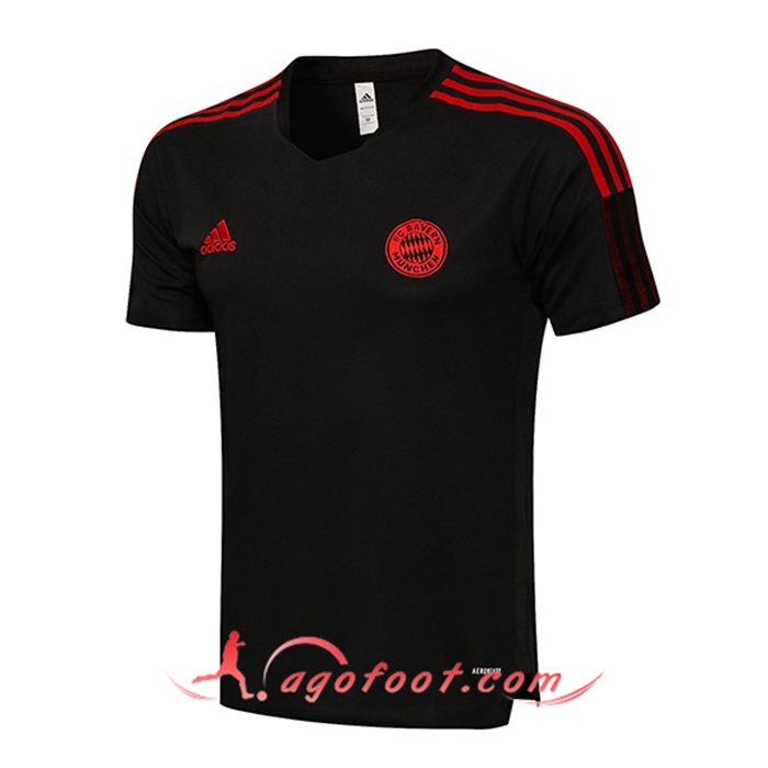 Training T-Shirts Bayern Munich Noir/Rouge 2021/2022
