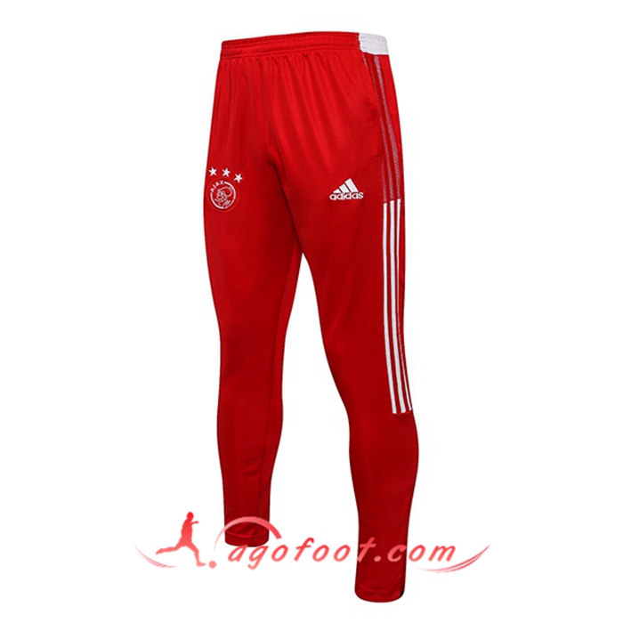 Training Pantalon Foot AFC Ajax Rouge 2021/2022