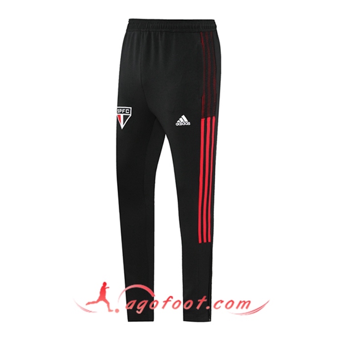 Training Pantalon Foot Sao Paulo FC Noir/Rouge 2021/2022
