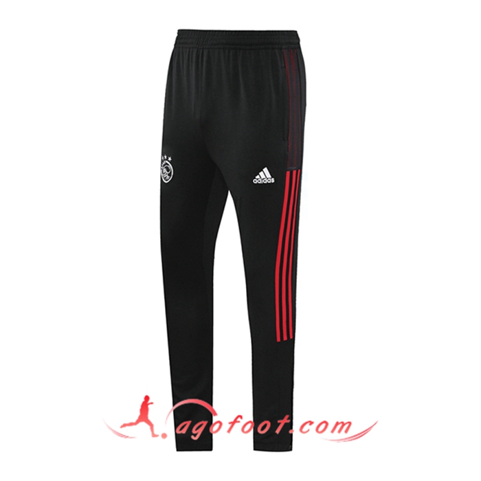 Training Pantalon Foot AFC Ajax Noir/Rouge 2021/2022