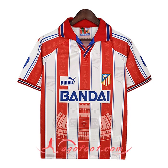 Maillot de Foot Atletico Madrid Retro Domicile 1996/1997