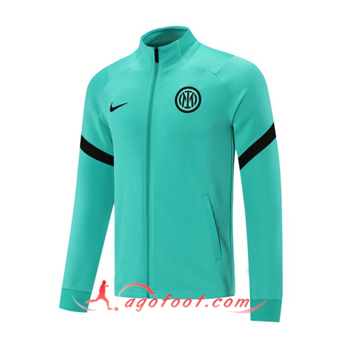 Nouveaux Veste Foot Inter Milan Vert/Noir 2021/2022
