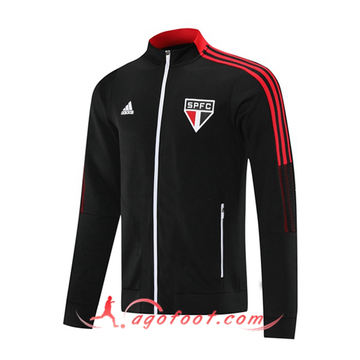 Nouveaux Veste Foot Sao Paulo FC Noir 2021/2022