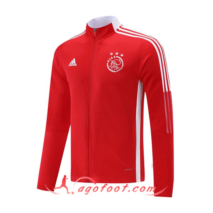 Nouveaux Veste Foot AFC Ajax Rouge 2021/2022
