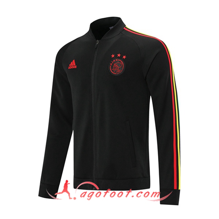 Nouveaux Veste Foot AFC Ajax Noir 2021/2022