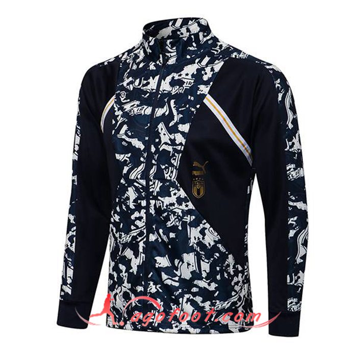 Nouveaux Veste Foot Italie Noir/Gris 2021/2022