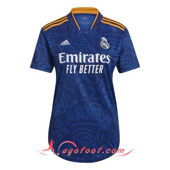 Maillot de Foot Real Madrid Femme Exterieur 2021/2022