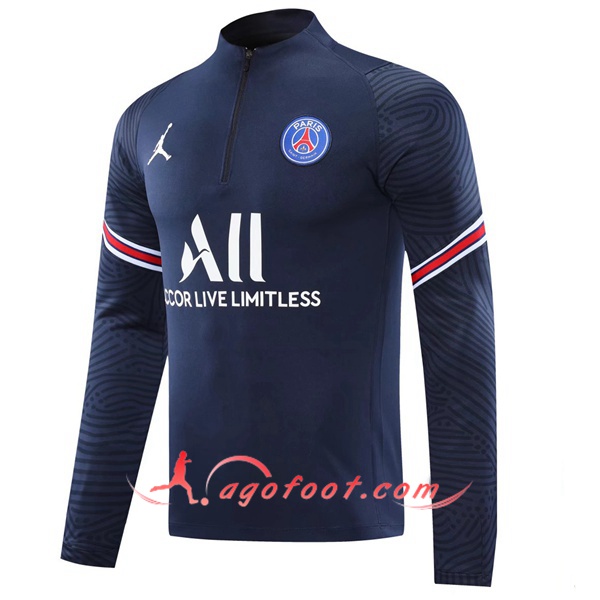 Nouveau Training Sweatshirt Jordan PSG Bleu Marin 20/21