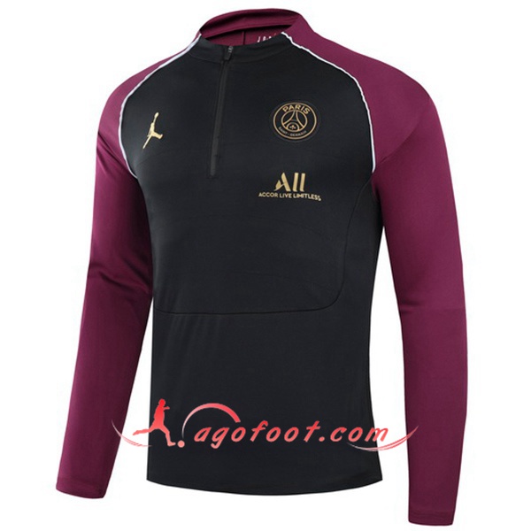Nouveau Training Sweatshirt Jordan PSG Noir/Violet 20/21