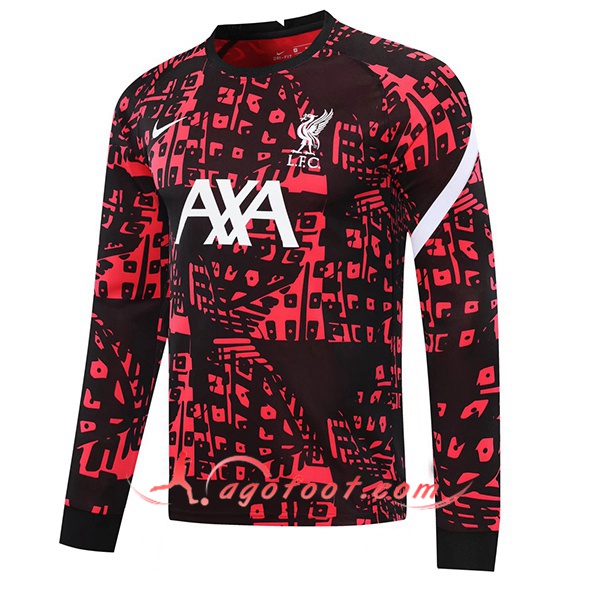 Nouveau Training Sweatshirt FC Liverpool Noir/Rouge 20/21