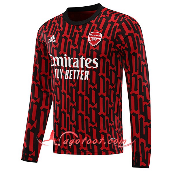 Nouveau Training Sweatshirt Arsenal Rouge/Noir 20/21