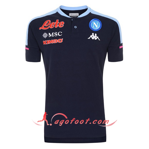 Polo Foot SSC Naples Noir 20/21