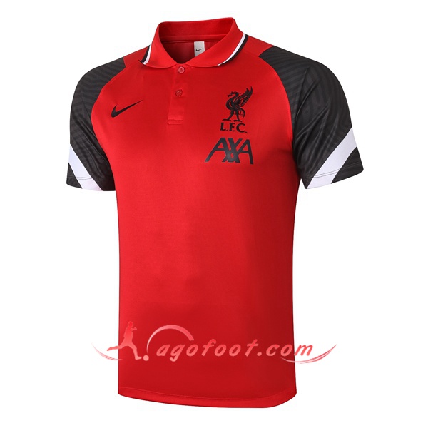 Polo Foot FC Liverpool Rouge/Noir 20/21
