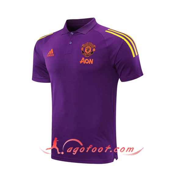 Polo Foot Manchester United Violet 20/21