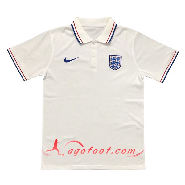 Polo Foot Angleterre Blanc 20/21