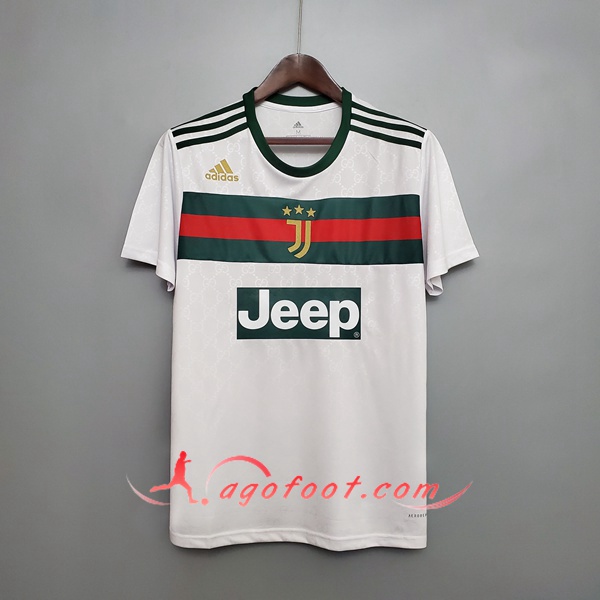 Training T-Shirts Juventus Blanc/Vert 20/21