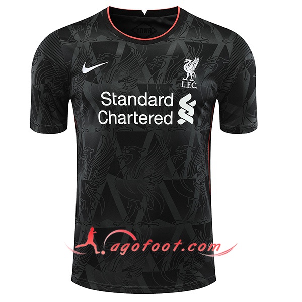 Training T-Shirts FC Liverpool Noir/Blanc 20/21