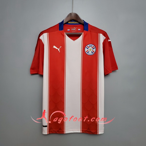 Nouveaux Maillot Equipe Foot Paraguay Domicile 2020/2021