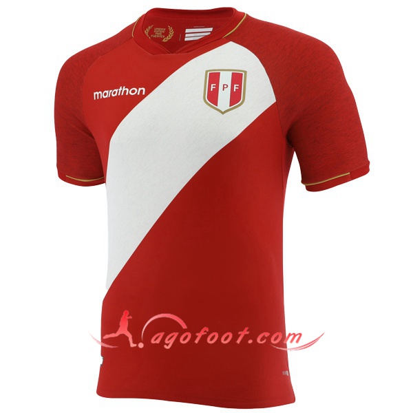 Nouveaux Maillot Equipe Foot Perou Exterieur 2020/2021