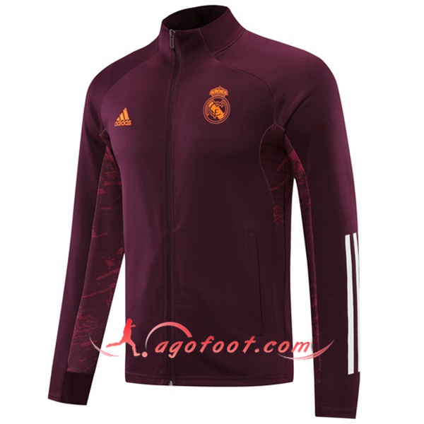 Nouveau Veste Foot Real Madrid Violet 20/21