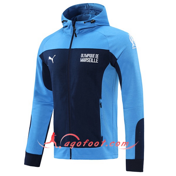Veste A Capuche Marseille Bleu Marin 20/21