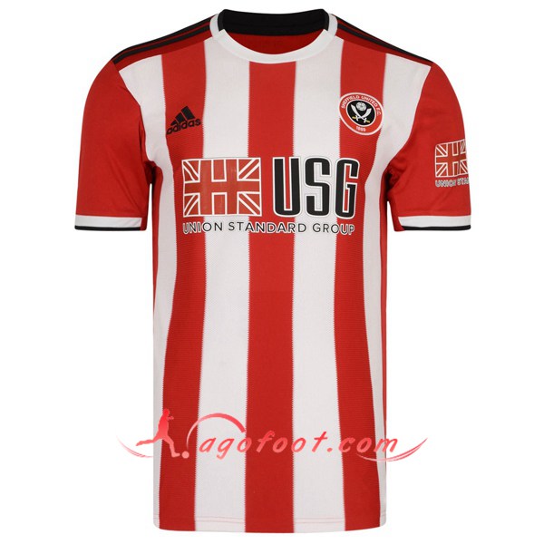 Maillot Foot Sheffield United Domicile Personnalisé Floqué 19/20