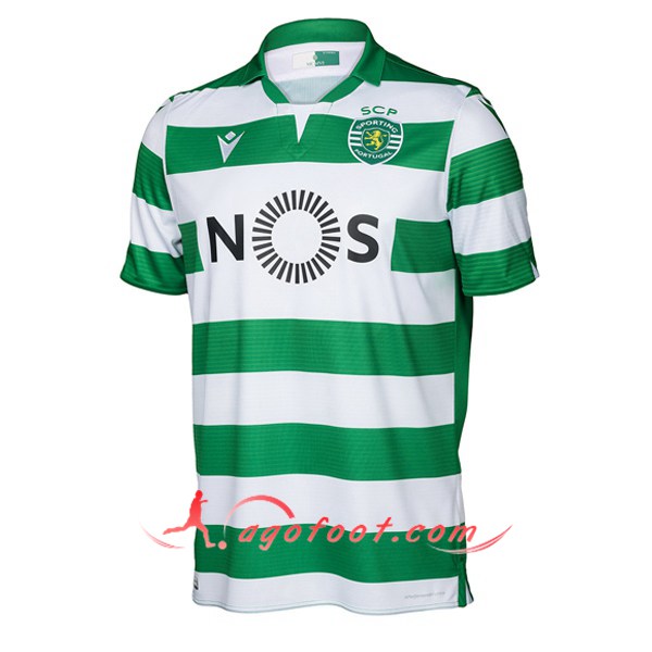 Maillot Foot Sporting CP Domicile Personnalisé Floqué 19/20