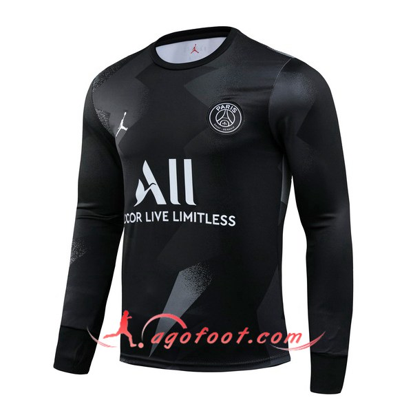 Nouveau Training Sweatshirt Pairis PSG Jordan Noir 19/20