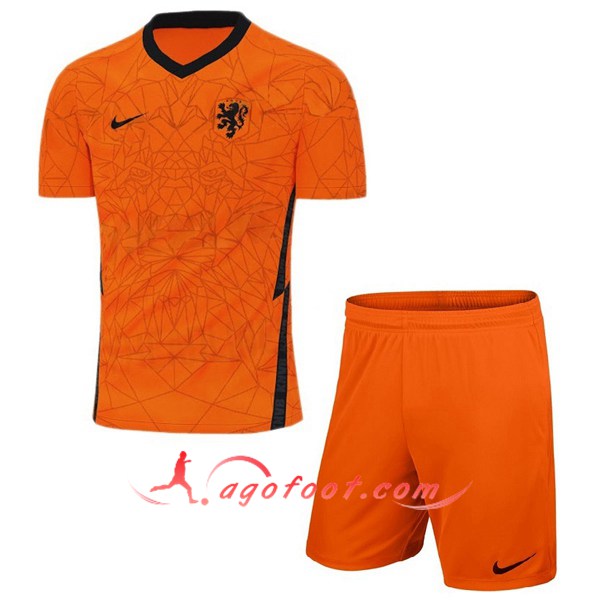 Maillot Foot Pays-Bas Enfants Domicile Personnalisé Floqué 20/21