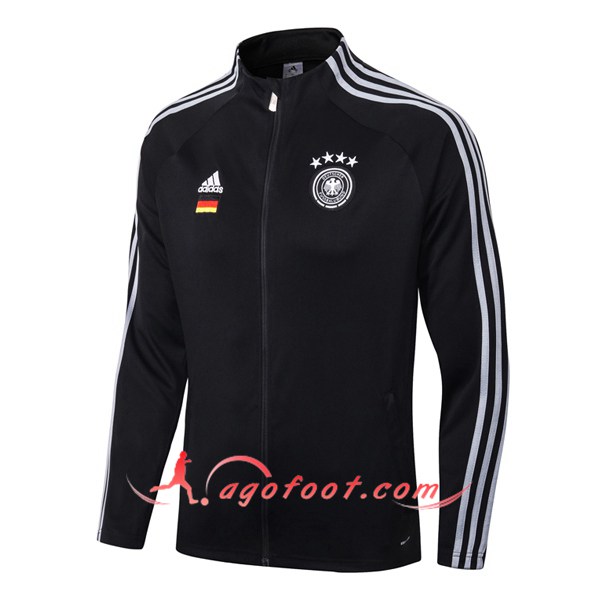 Nouveau Veste Foot Allemagne Noir 19/20