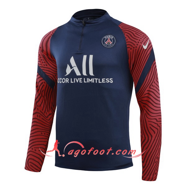 Nouveau Training Sweatshirt Pairis PSG Bleu 20/21