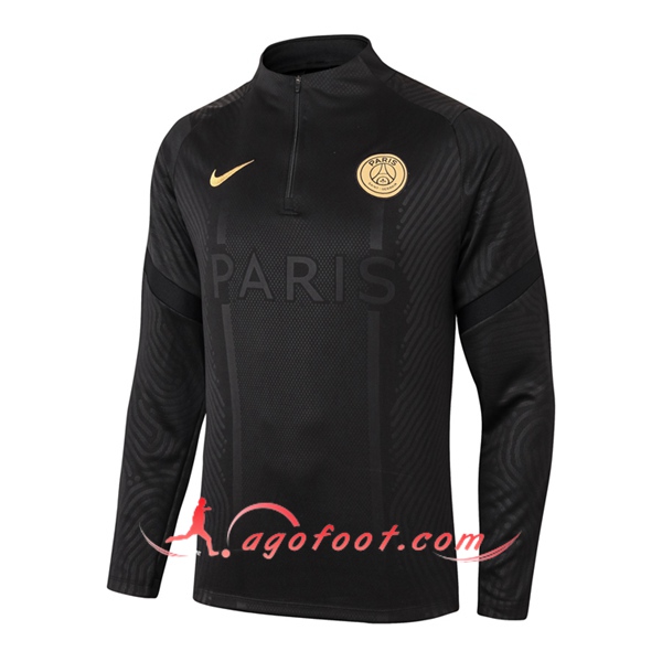 Nouveau Training Sweatshirt Pairis PSG Noir 20/21