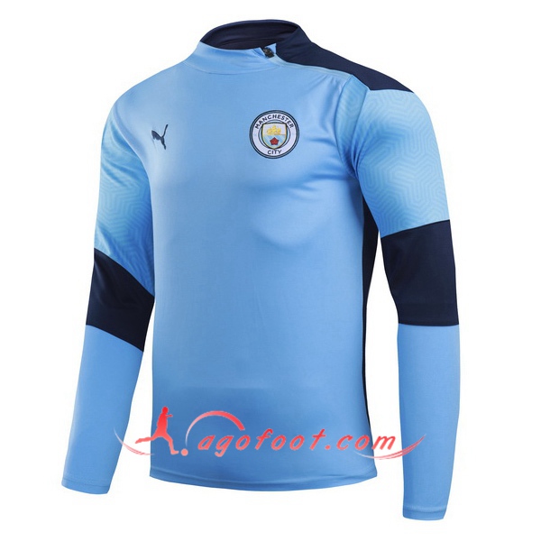 Nouveau Training Sweatshirt Manchester City Bleu 20/21
