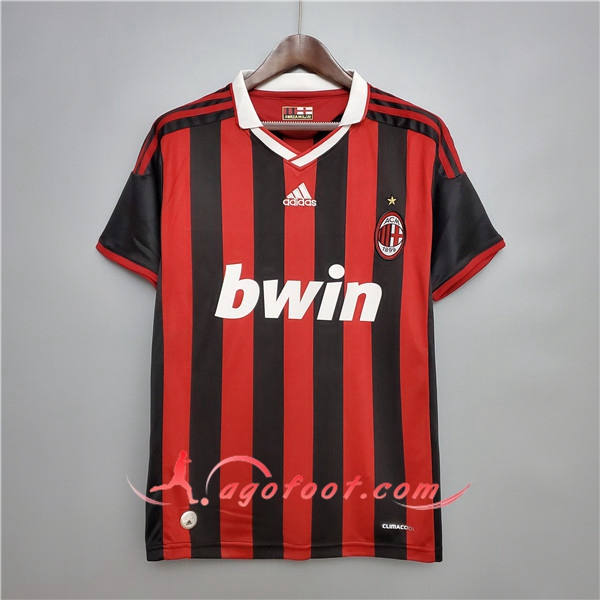 Maillot de Foot Milan AC Retro Domicile 2009/2010