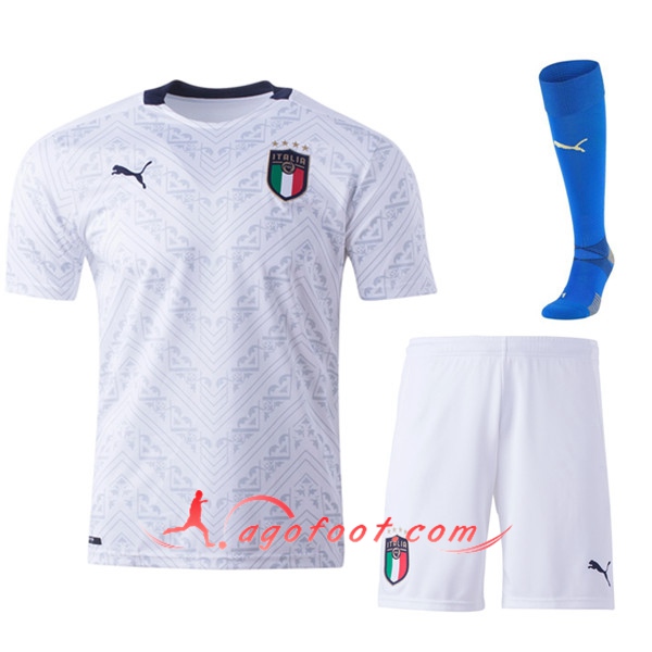 Ensemble Maillot Foot Italie Exterieur (Short+Chaussettes) 20/21