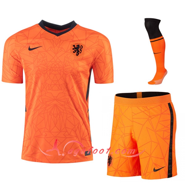Ensemble Maillot Foot Pays-Bas Domicile (Short+Chaussettes) 20/21