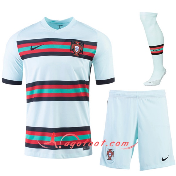 Ensemble Maillot Foot Portugal Exterieur (Short+Chaussettes) 20/21
