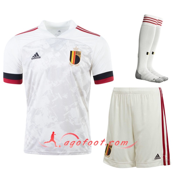 Ensemble Maillot Foot Belgique Exterieur (Short+Chaussettes) 20/21