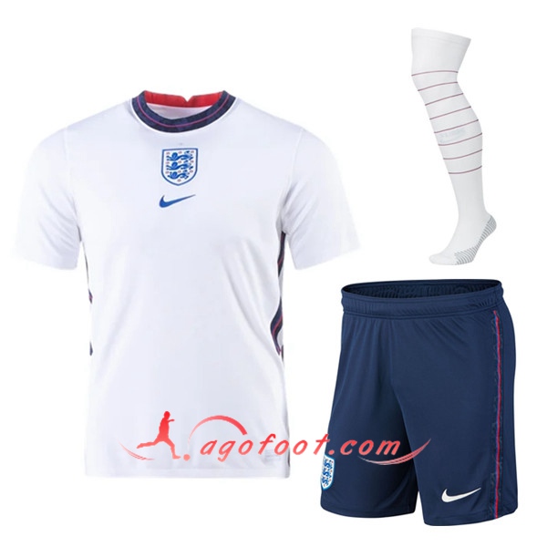 Ensemble Maillot Foot Angleterre Domicile (Short+Chaussettes) 20/21