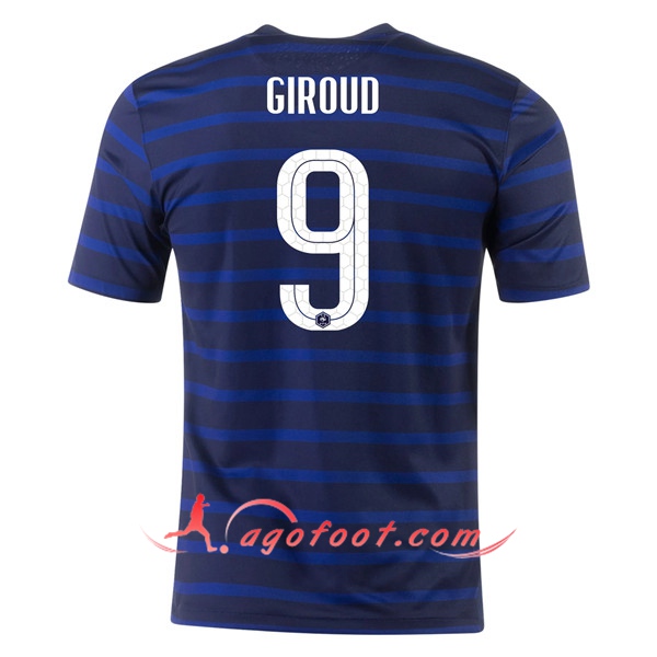 Maillot Equipe France (Giroud 9) Domicile UEFA Euro 2020