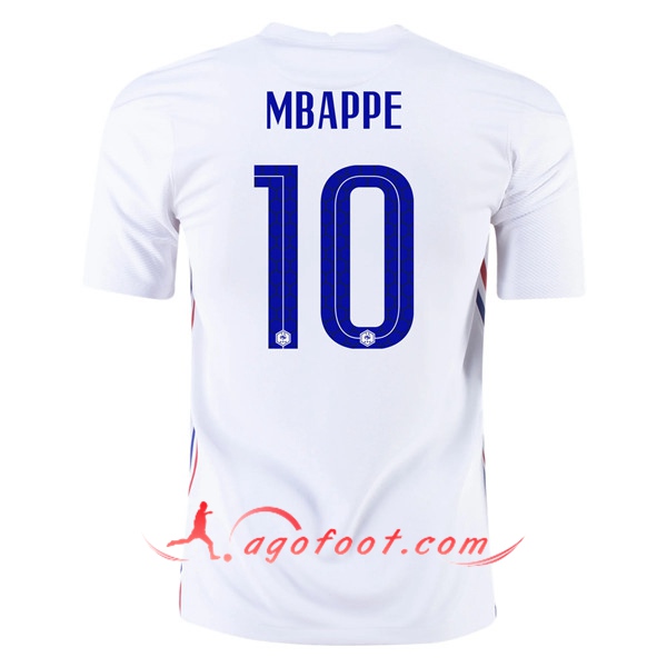 Maillot Equipe Foot France (Mbappe 10) Exterieur 20/21