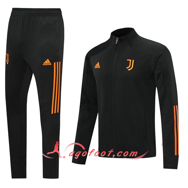 Ensemble Survetement de Foot - Veste Juventus Noir 20/21